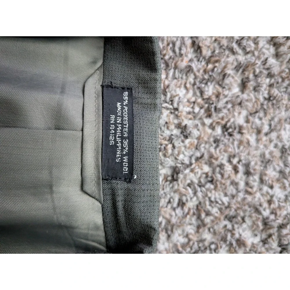 Gianelli Men's Green Brown Blazer Sport Coat Sz 44R Wool Blend